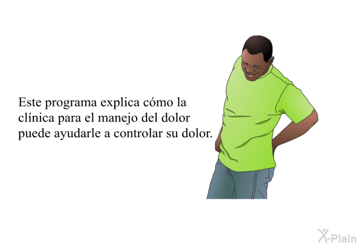 Esta informacin acerca de su salud explica cmo la clnica para el manejo del dolor puede ayudarle a controlar su dolor.